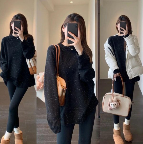 星速配资 【满天星圆领毛衣】get禾家同款星落衣间的慵懒显贵！高克重羊毛，暖糯亲肤锁温抗寒！